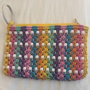 Colorful Crochet Clutch